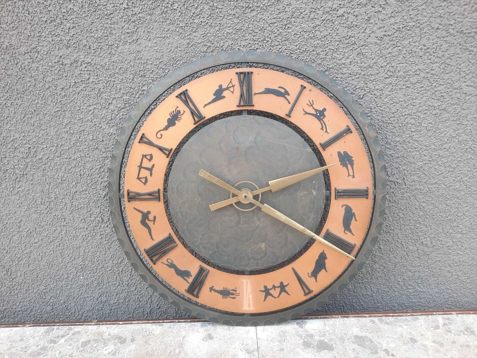 Q23 Zegar ścienny Kienzle znaki zodiaku W276 Ato sprawny