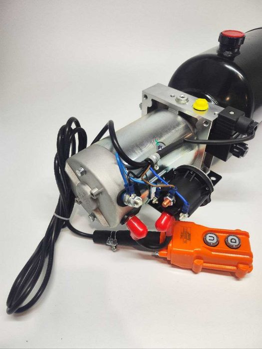 Маслостанція 12V для самоскидів, платформ, гідроциліндрів асортимент