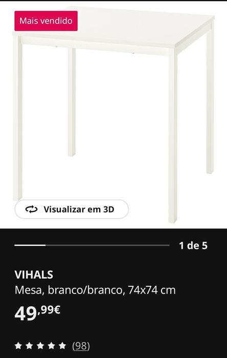 Mesas cozinha Vihals (IKEA)