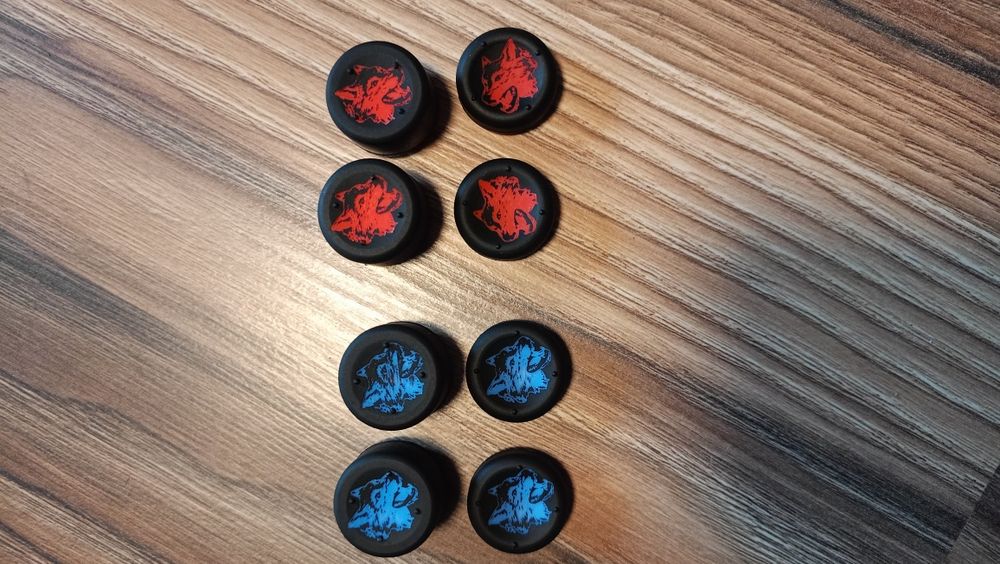 Чохли на стіки джойстика для шутерів, м'який силікон, вовк