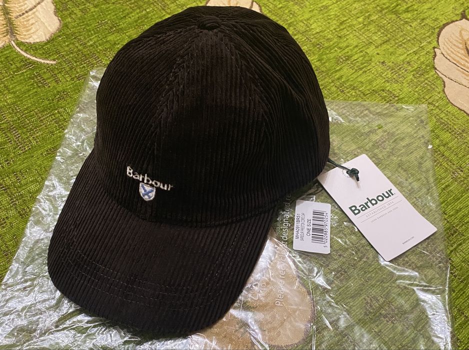 Кепка Barbour Preston Cord Cap Вельветова Бейсболка Оригінал