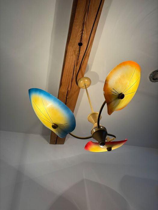 Lampa sufitowa Kasiński PRL