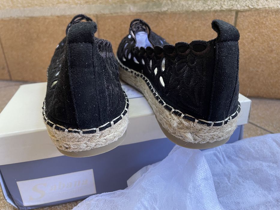Nowe damskie espadryle ażurowe