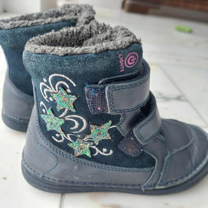 Buty 28 ocieplane zimowe śniegowce d.d.step barefood