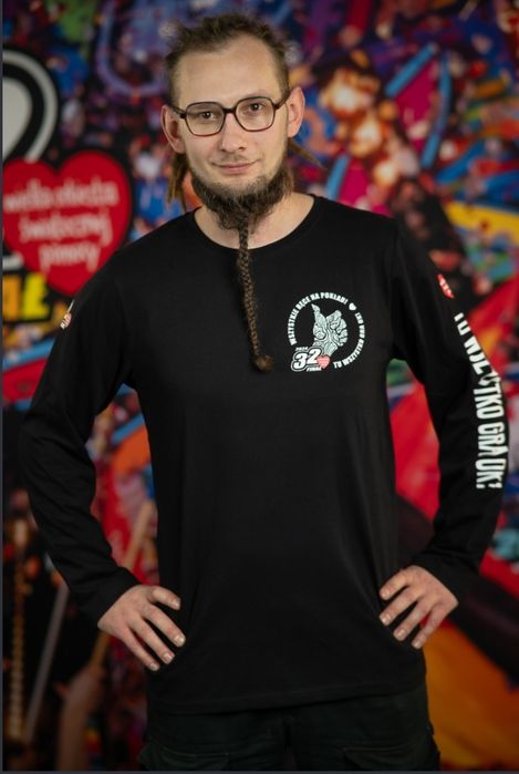 Unikat Nowa Bluza męska 32. Finał  rozm L ( Longsleeve Polandrock WOŚP