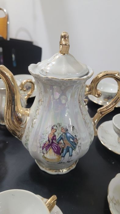 Serviço de chá 14 peças em Porcelana "Bavaria"