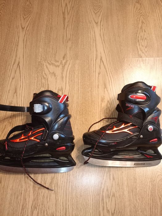 Łyżwy dziecięce hokejowe Broyx regulowany rozmiar 34-37