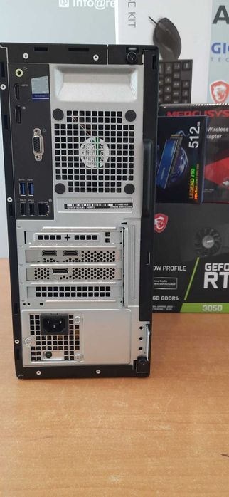 NF.66  Pç/Torre Gamer DELL 7ªG|i7-3.6G|16G|NVMe256+HD500|RTX3050-6G-D6|5G+BT|W11