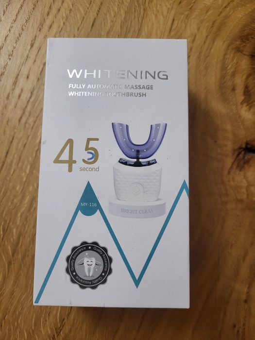 Soniczna szczoteczka do zębów wybielająca kształt U UV 360°