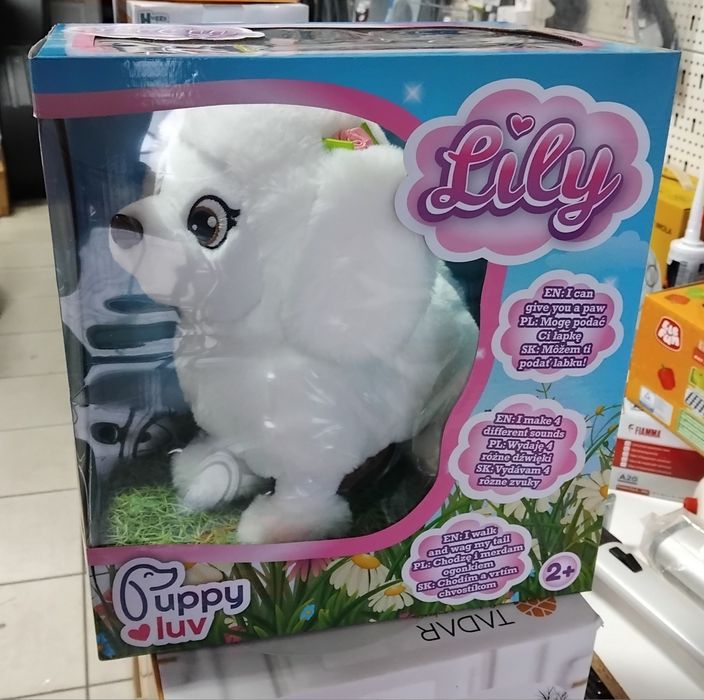 Piesek interaktywny TM Toys reaguje na dotyk