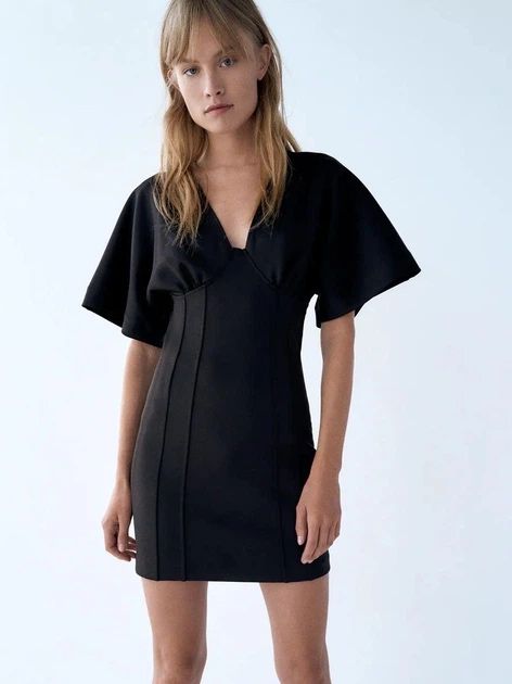 Чорне міні плаття Zara