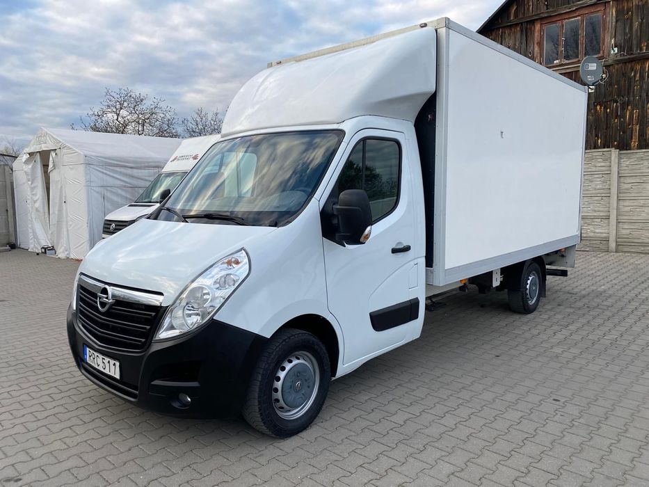 Opel MOVANO  MOVANO 163KM Kontener + winda rozstaw 4.33 metra Sprowadzony