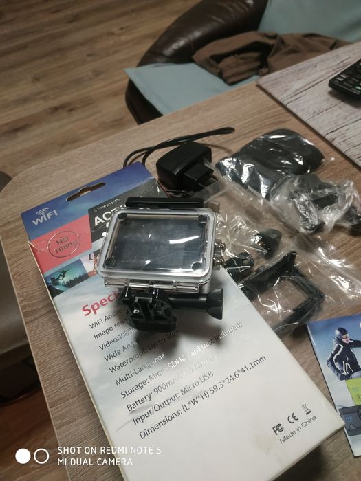 Action Camera 1080P HD kamera sportowa NOWA!