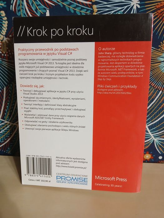 Microsoft Visual C# 2013 programowanie krok po kroku John Sharp