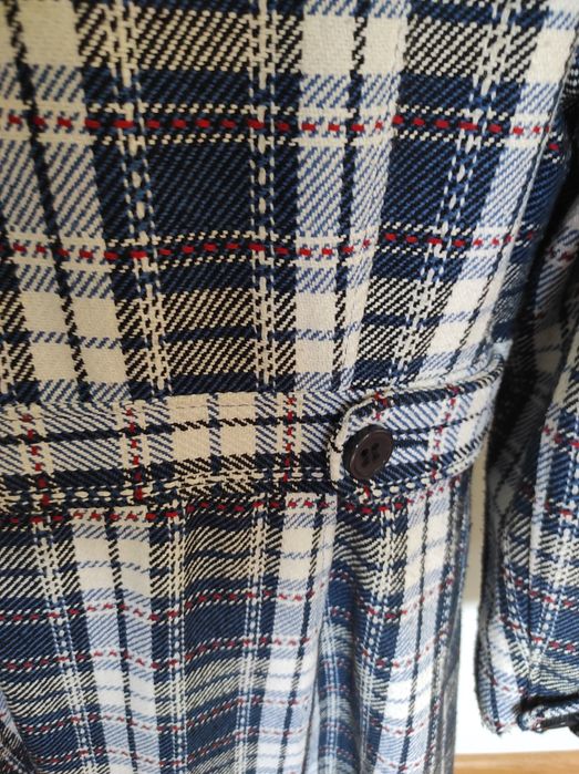 płaszcz krata Colcci L dobry na M