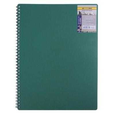 Блокнот Buromax spiral side, А6, 80sheets, CLASSIC, square, green