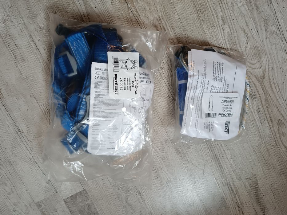 Zestaw asekuracyjny firmy Protekt