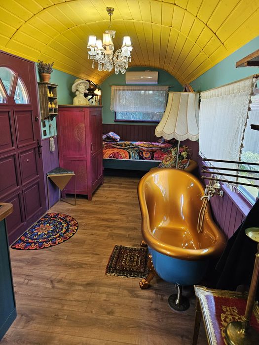 UNIKATOWY DOMEK MOBILNY 17 m glamping , gotowy do użytkowania
119 000