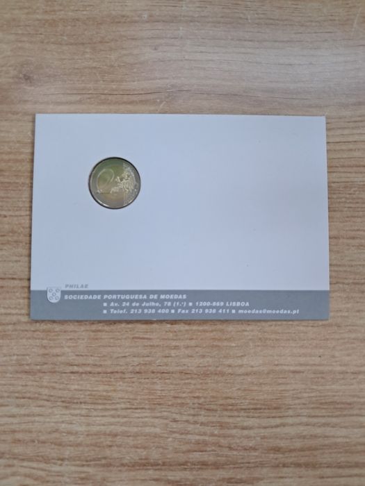 Moedas comemorativas de 2 euros e 2,50 euros