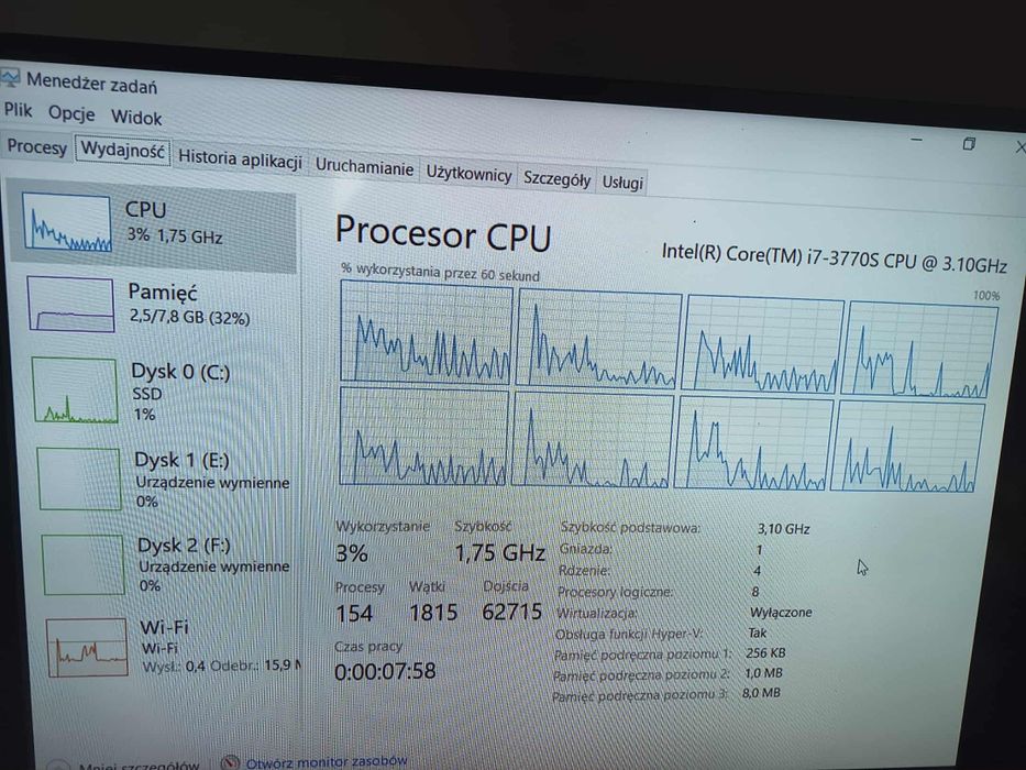 Lenovo ThinkCentre Edge72 i7 256GB SSD 8GB RAM