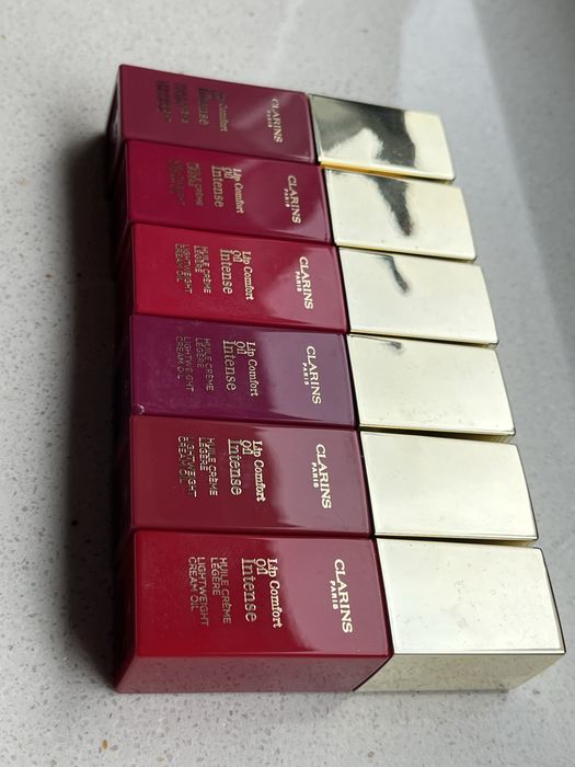 6 x Clarins lip oil bluszczyk olejek do ust