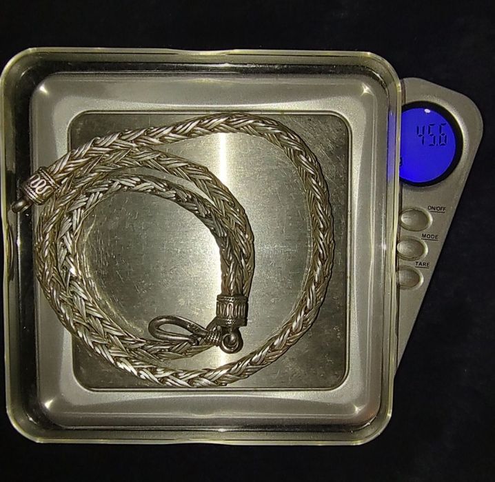 Цепочка,серебро,интересное плетение,925 проба