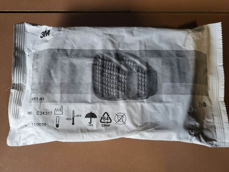 Filtry 3m 6051 A1 pochłaniacz gazowy. Oryginał. 250kpl.