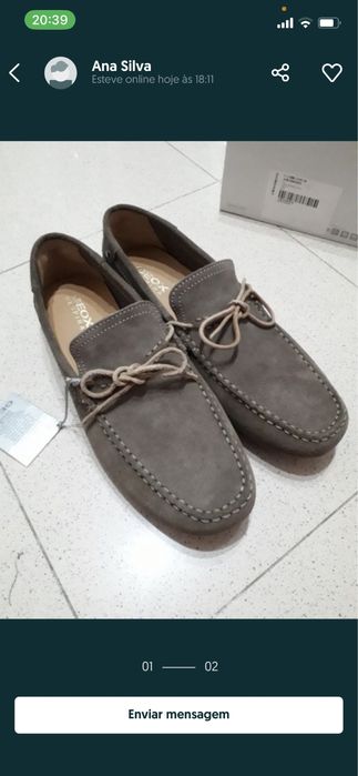 Sapatos novos n 43 Geox