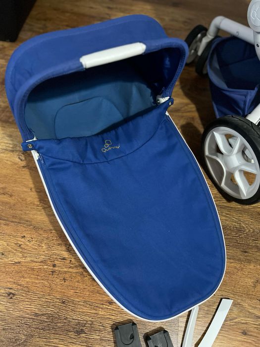 Wózek Quinny Moodd 2w1 Niebieski + akcesoria