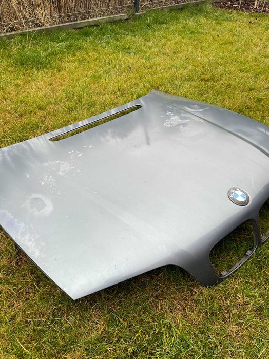 Maska E46 przedlift sedan do lakierowania stahlblau