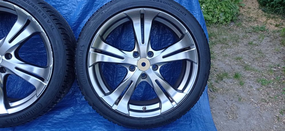 Felgi Koła Aluminiowe 225/40/R18 CONTINENTAL 8mm 5x112 VW AUDI SEAT