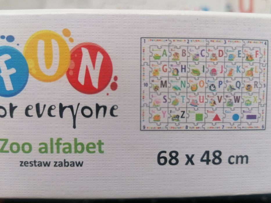 Puzzle trefl Zoo alfabet angielski