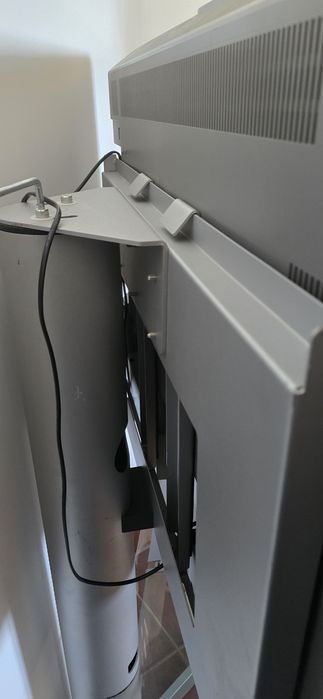 Tv + suporte de vidro