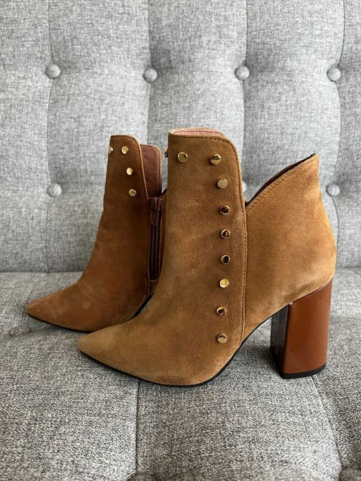 Bota Estefania Marco Senhora camurça 35