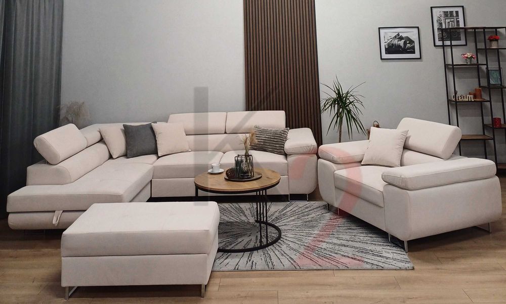 Narożnik ARTEON narożnik rogówka USB kanapa POD WYMIAR +GRATIS