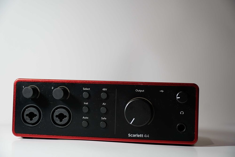 Focusrite Scarlett 4i4 4Gen interfejs audio karta dźwiękowa studio daw