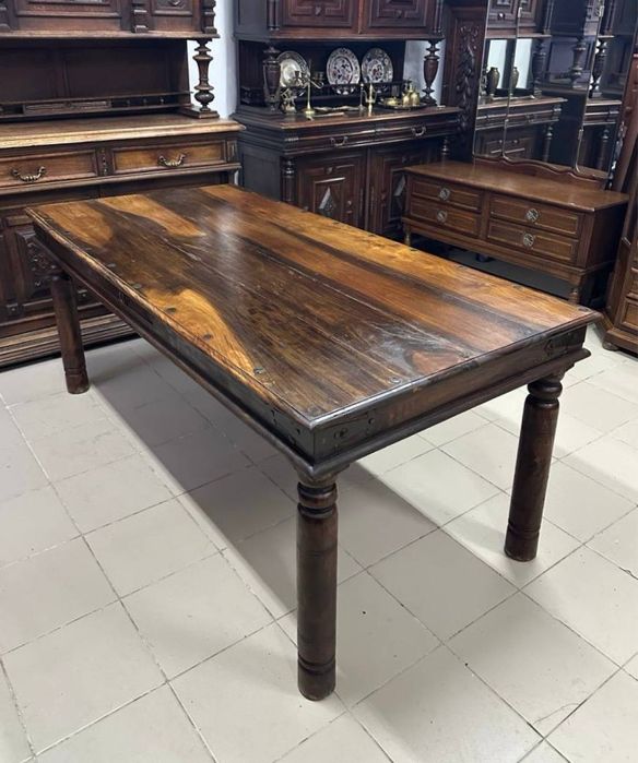 Дубовий масивний стіл обідній  стол 4162 стільці дерево стул 4163