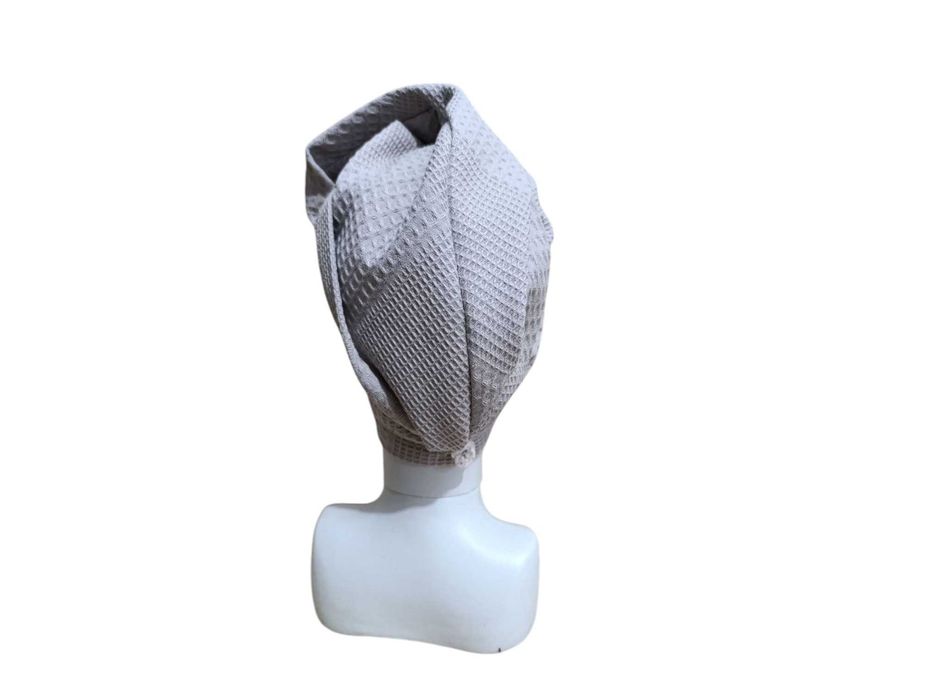 Чалма  -  Рушник вафельний для волосся каручіно у сауну баню басейн