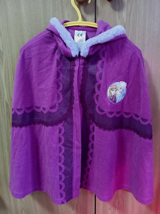 Накидка плащ фліс frozen avon 2-4 р. 98-104