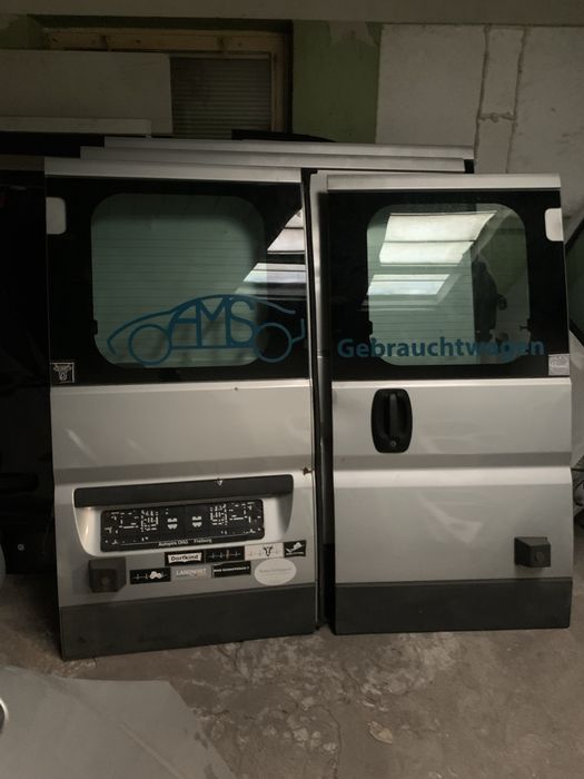 Drzwi tyl tylne z szyba przeszklone Ducato Boxer Jumper H1 KOMPLET