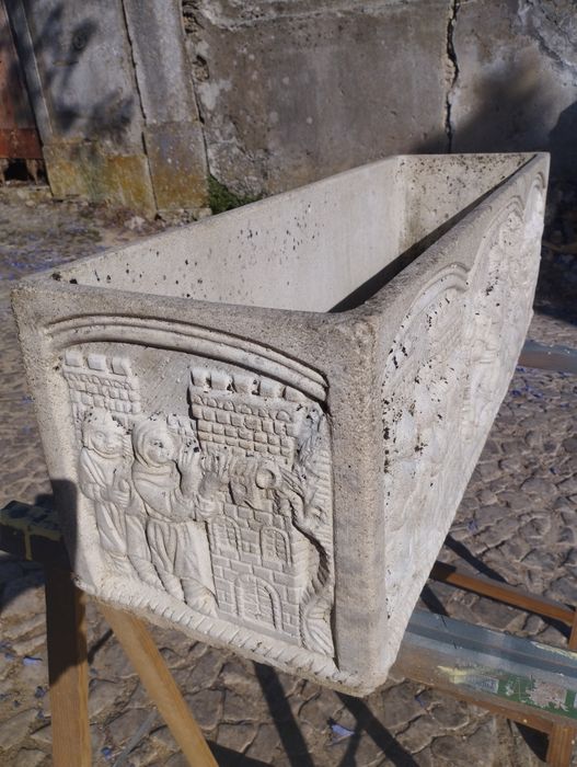 Floreira de cerâmica