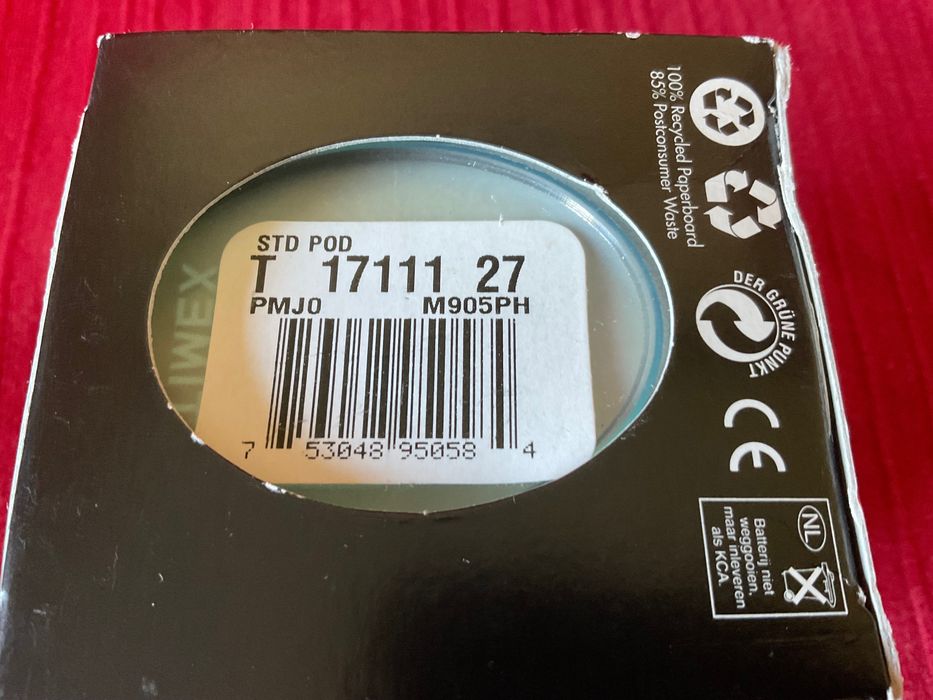 Máquina café filtro, abre latas, relógios Timex, Azzaro