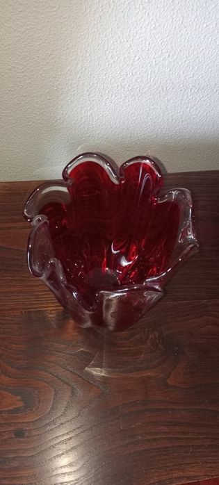 Vaso em vidro da Marinha Grande