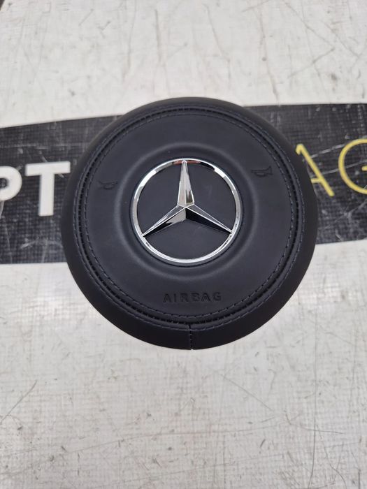 MERCEDES W213 E KLASA W205 CLS W257 GLE W167 AMG PODUSZKA POWIETRZNA SKÓRA NITKA KIEROWCY AIRBAG AIR BAG