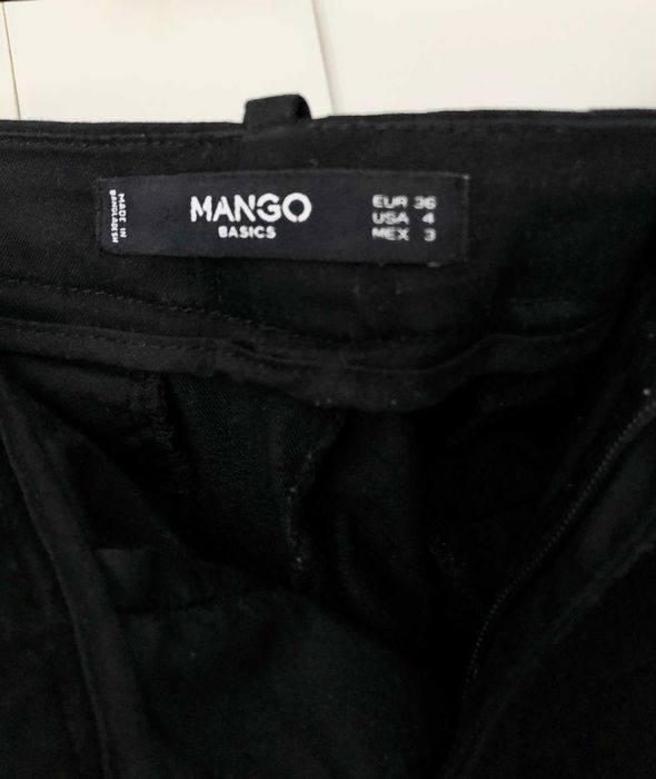 Spodnie w kantkę MANGO r 36