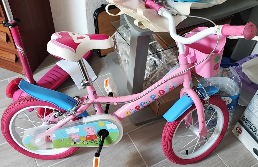 Bicicleta Infantil Peppa Pig 14 Polegadas