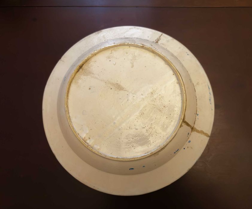 Prato Porcelana Família Chinesa Peixe, Século XIX