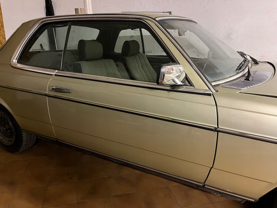 mercedes 123 coupe 1983 błotnik prawy zderzak maska gril lampy