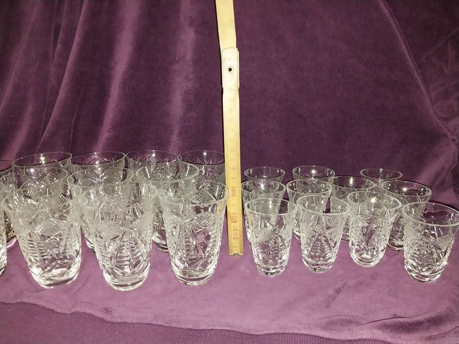 Хрустальные рюмки, стопки, бокалы, стаканы