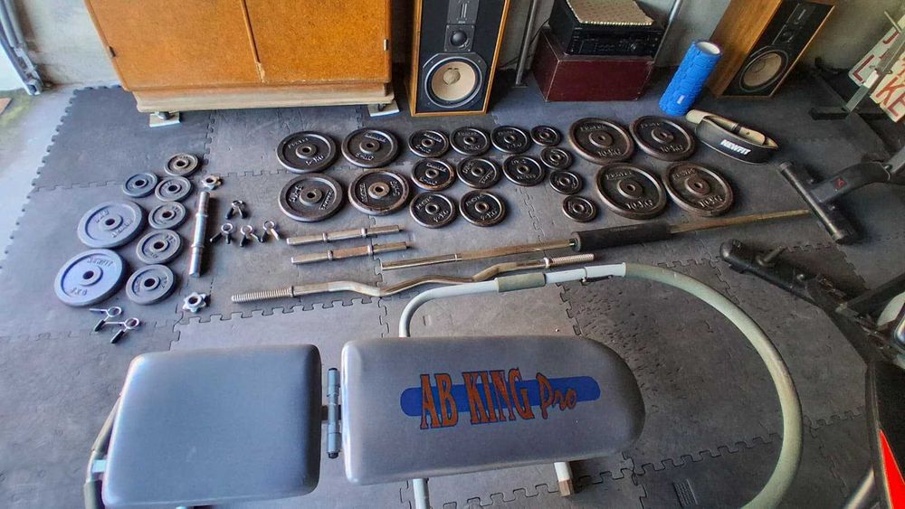 Ginásio com o essencial funcional